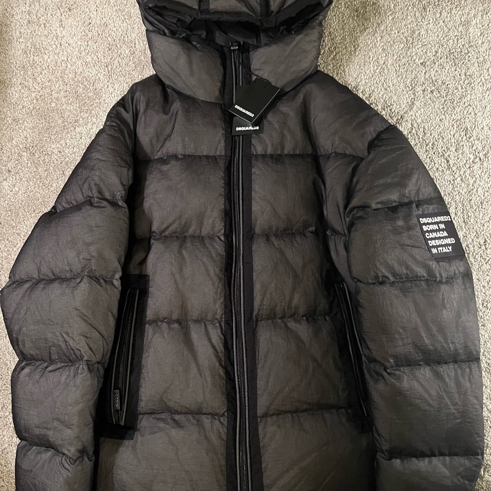 Dsquared2 Balaclava Puffer Jacket Medium brand new - Picture 2 of 9